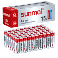 Batería alcalina AA+AAA de 1,5 V, batería desechable, voltaje estable, duradera, excelente rendimiento, adecuada para control remoto