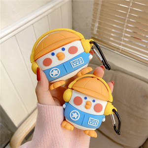 Vente chaude 3D Girly Cartoon Mignon Musique Canard Designers Étuis En Silicone Couverture pour <span class=keywords><strong>Airpods</strong></span> 1/2 pour <span class=keywords><strong>Airpods</strong></span> Pro pour Airpod 3 - Product Image 1