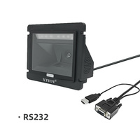 Mégapixels XT2601M RS232 Moteur de scanner de codes à barres de module intégré filaire USB pour portail en libre-service
