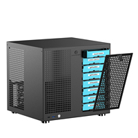 Boîtier PC Gaming ATX Haute Performance Sagittarius 8 Disques avec USB à la Demande pour Serveurs Rack et Entreprises MATX
