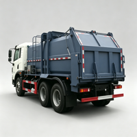 Camion de collecte de déchets de restauration AOMAN, anti-fuite, anti-odeur, avec compacteur 6x4, châssis moyen, pour transport de déchets de cuisine