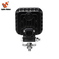 Serie Compacta de Focos LED Cuadrados de 3.0 Pulgadas, 36W, 9-32V, OSRAM, Luz de Inundación de Alto Rendimiento para Agricultura YW-0806A-36