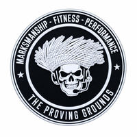 Patch de moral tactique personnalisé en PVC 3D, écologique, motif crâne floral, en caoutchouc, avec fixation auto-agrippante pour équipement de sport et chapeaux