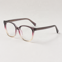Monture de lunettes optiques vintage anti-lumière bleue avec motif ondulé pour adultes, montures en acétate TR90, vente en gros