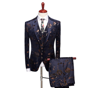 Costume Décontracté de Luxe pour Homme, Tenue de Soirée Élégante, Coupe Slim, Trois Pièces, pour Bureau et Fêtes - Product Image 6