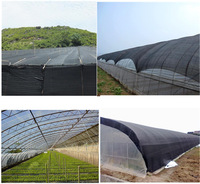 Serres agricoles noires filet d'ombrage froid cour abri de voiture toit filet de protection solaire filet d'ombrage anti-âge