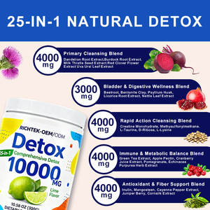 Suplemen Herbal Natural, Suplemen Herbal alami, kelas Premium, untuk Pria & Wanita, Formula canggih, mendukung bubuk detoks - Product Image 3