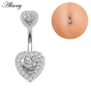 Alisouy <span class=keywords><strong>1</strong></span> chiếc Khuyên tai rốn khuyên rốn khuyên rốn bằng thép khuyên rốn khuyên xỏ khuyên tinh thể trang sức cơ thể quan hệ tình dục - Product Image 2