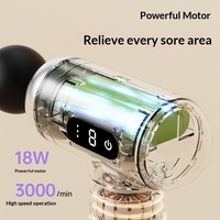 Herramienta de Masaje Portátil Mini para Uso Doméstico OEM, Pistola de Masaje Facial Eléctrica Recargable con Pantalla Digital para Relajar los Músculos
