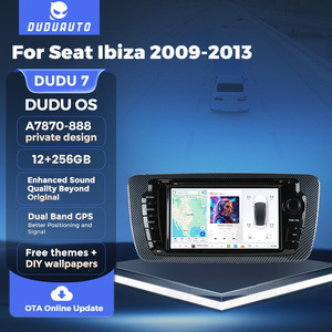 Radio para Auto DUDUAUTO S7870 AKM7739 DSP TDA7808 AMP <span class=keywords><strong>de</strong></span> <span class=keywords><strong>7</strong></span> Pulgadas con CarPlay Inalámbrico y Android Auto para Seat Ibiza 2009-2013, Multimedia, GPS, 4G - Product Image 1
