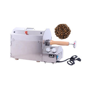 Tostador de Granos de Café Eléctrico Mini con Velocidad Ajustable, Capacidad de 400g, Tambor de Vidrio de Cuarzo, Máquina para Tostar Granos de Soya - Product Image 1