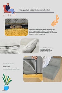 Sofá Modular Italiano Minimalista Laurence Comprimido - Sensación Premium, Personalizable para Salas de Estar Grandes - Product Image 3