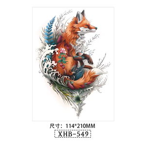 Adesivi <span class=keywords><strong>per</strong></span> <span class=keywords><strong>Tatuaggi</strong></span> Temporanei con Design di Animali Non Tossici Impermeabili e Resistenti al Sudore Stampati su Carta <span class=keywords><strong>per</strong></span> Uso in Festa - Product Image 6