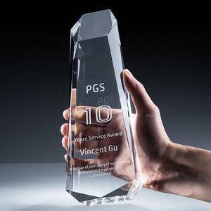 Troféus de cristal de golfe personalizado iceberg peak troféus oem e filme de gravação - Product Image 2