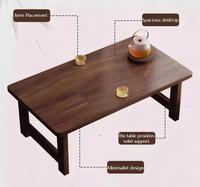 Table basse pliante de style chinois, table à thé pliable pour salon, balcon, tatami, petite table