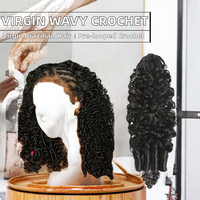 Cheveux humains brésiliens vierges Miracle Knot, double épaisseur, ondulés, pré-bouclés, micro-liens, tresses bohèmes, boucles, vente en gros au meilleur prix