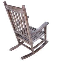 Nouvelle chaise à bascule moderne en cèdre pour usage intérieur et extérieur, siège confortable en bois naturel, bascule personnalisée