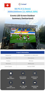 Écran vidéo LED d'extérieur Canbest Rx P3.9 3.91 mm 5000x3000 mm (16.4x9.8 pieds) pour location, idéal pour les DJ en tournée en Suède - Product Image 5