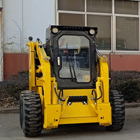 Mini chargeuse compacte chinoise sur chenilles JC120 d'occasion avec accessoires de godet, type de transmission par chenilles, pour exploitation agricole, moteur, pompe, cœur