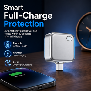 Adaptateur USB-C 140W à arrêt automatique avec interprêtation physique de l'écartement physique, <span class=keywords><strong>chargeur</strong></span> de nuit sécurisé pour <span class=keywords><strong>iPhone</strong></span> et MacBook - Product Image 3