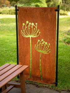 Pantalla de Acero Corten para Arte Metálico, Pantalla de Acero Corten con Corte Láser, Pantalla de Acero Corten para Jardín - Product Image 2