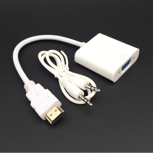 Convertidor HDMI a VGA con cable de audio para adaptador de pantalla de monitor de computadora - Product Image 4
