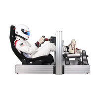 Soporte de aluminio para asiento de simulador de carreras de Fórmula 1