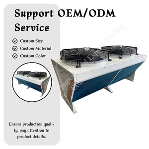 Condensador en Forma <span class=keywords><strong>de</strong></span> V con Enfriamiento por <span class=keywords><strong>Aire</strong></span>, Serpentín <span class=keywords><strong>de</strong></span> Cobre, Aletas <span class=keywords><strong>de</strong></span> Aluminio Hidrófilas, con 2 Ventiladores para Enfriador HVAC y Cuarto Frío - Product Image 4