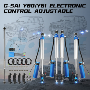 Amortiguador de Suspensión de Nitrógeno Electrónico Ajustable Delantero y Trasero, <span class=keywords><strong>Precio</strong></span> de Fábrica G-SAI, para Nissan Patrol Y61 Y60 Safari GQ GU - Product Image 1