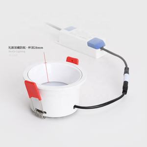 Smd – plafonnier led intégré, 2.5 -4 pouces, profondeur anti-vertige, bordure étroite, éclairage vers le bas - Product Image 4