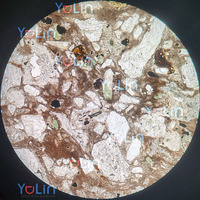 100% Factory Prepared Microscope 12 Pcs Geology Mineral Stone Thin Section Prepared Microscope Slides for Professional Geology