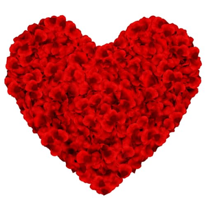 Arche florale en soie en forme de cœur réaliste, décoration de mariage avec roses rouges pour la fête des mères et Noël, vente en gros - Product Image 1