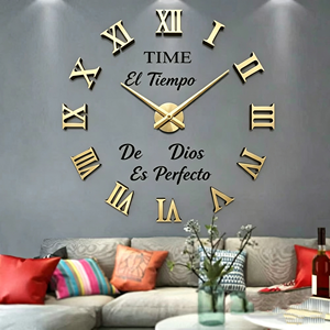 Reloj de <span class=keywords><strong>Pared</strong></span> Acrílico Grande, DIY 3D, Creativo, Moderno, Adhesivos Decorativos <span class=keywords><strong>para</strong></span> <span class=keywords><strong>Pared</strong></span> de Sala de Estar - Product Image 3