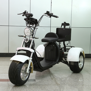 Scooter électrique à 3 roues longue portée 2000W 3000W, tricycle Citycoco Chopper certifié EEC COC, moto électrique 3 roues COC 3000w - Product Image 4