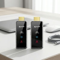 Émetteur et Récepteur sans Fil Koogold pour Partage d'Écran 1080P en Alliage d'Aluminium avec Portée de 35M, Prise en Charge Multi-Appareils, Quad Core