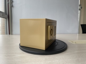 Caja Fuerte con Base Giratoria y Cerradura Electrónica Integrada, Gabinete de Seguridad Antirrobo de Acero, Apto para la Seguridad del Hogar y la Oficina - Product Image 2