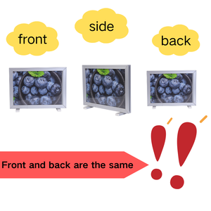Marco <span class=keywords><strong>de</strong></span> aluminio <span class=keywords><strong>de</strong></span> doble cara para pósteres <span class=keywords><strong>de</strong></span> escritorio, apertura lateral, para tamaños A0-A4, tamaño personalizado, adecuado para recepción <span class=keywords><strong>de</strong></span> hotel, oficina, escritorio. - Product Image 5