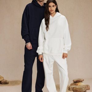 เสื้อฮู้ดดี้แฟชั่นคุณภาพสูงขายส่ง น้ำหนัก 430 กรัม สกรีนโลโก้ตามสั่ง ทรงโอเวอร์ไซส์ สำหรับผู้ชายและผู้หญิง ไซส์ XS แบรนด์ยอดนิยม - Product Image 1