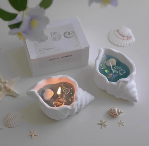 Bộ quà tặng nến thơm hương ốc xà cừ cao cấp họa tiết trái tim, tinh dầu trị liệu hương thơm vỏ sò dành cho Ngày Valentine hoặc các ngày lễ - Product Image 6