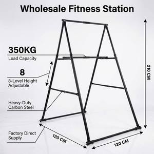 BNcompany Factory Direct RTS Barre de traction de gymnastique à domicile Sports d'intérieur Barre de traction de musculation portable et pliable - Product Image 2