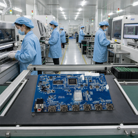 Layanan Manufaktur PCB (Printed Circuit Board) dan PCBA yang Dicetak Sesuai Pesanan - Material Rogers, Finishing Permukaan ENIG, Perisai RF/EMI, ODM & OEM
