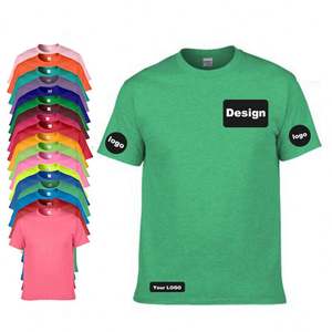 Camiseta Promocional Barata para Hombre, de Algodón y Poliéster, con Logotipo de Empresa, para Eventos, al por Mayor, Lisa o Estampada - Product Image 1