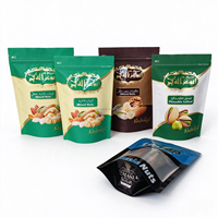 Sachet Doypack Personnalisé Imprimé Qualité Alimentaire avec Fermeture Zip Refermable et Finition Gravure Thermoscellée pour Emballage de Thé et Poudre d'Assaisonnement
