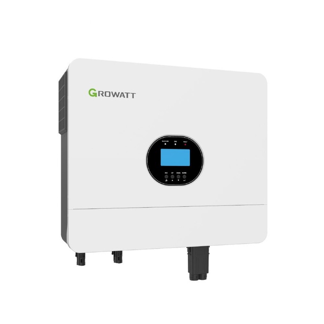 Growatt Inverter 6KW SPF6000ES Plus Dual MPPT Solar Power Inverter PV Input 500VDC for Solar System