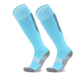 High Quality Youth Athlete Style Soccer <b>Socks</b> Non-Slip Thermo Breathable Sweat-Absorbent Anti-Bacterial Bottom - Product Image 5