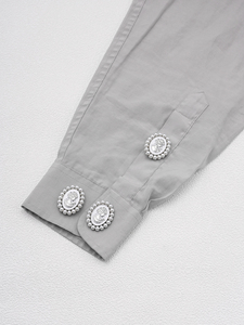 Retro Baroque Tòa Án xã hội ngọc trai hình bầu dục vẻ đẹp đầu hoa Tấm kim cương nút bìa cao cấp cứu trợ vẻ đẹp đầu nút Clip - Product Image 5