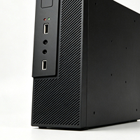 Boîtier de PC de bureau ITX mini efficace avec interface audio USB frontale, prend en charge les SSD de 2,5 pouces, coque en SPCC