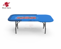 Vente en gros de pieds pliables en acier inoxydable Roue de roulette Table de poker pour les jeux de casino et de Mahjong