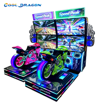 Machine de jeu de moto dynamique pour deux joueurs Cool Dragon, vente directe d'usine, personnalisation prise en charge