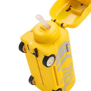 PINKAH, recién llegado, forma de <span class=keywords><strong>tren</strong></span> de 520ML, taza de paja Tritan sin BPA, botella de agua para niños para diversión de viaje - Product Image 4